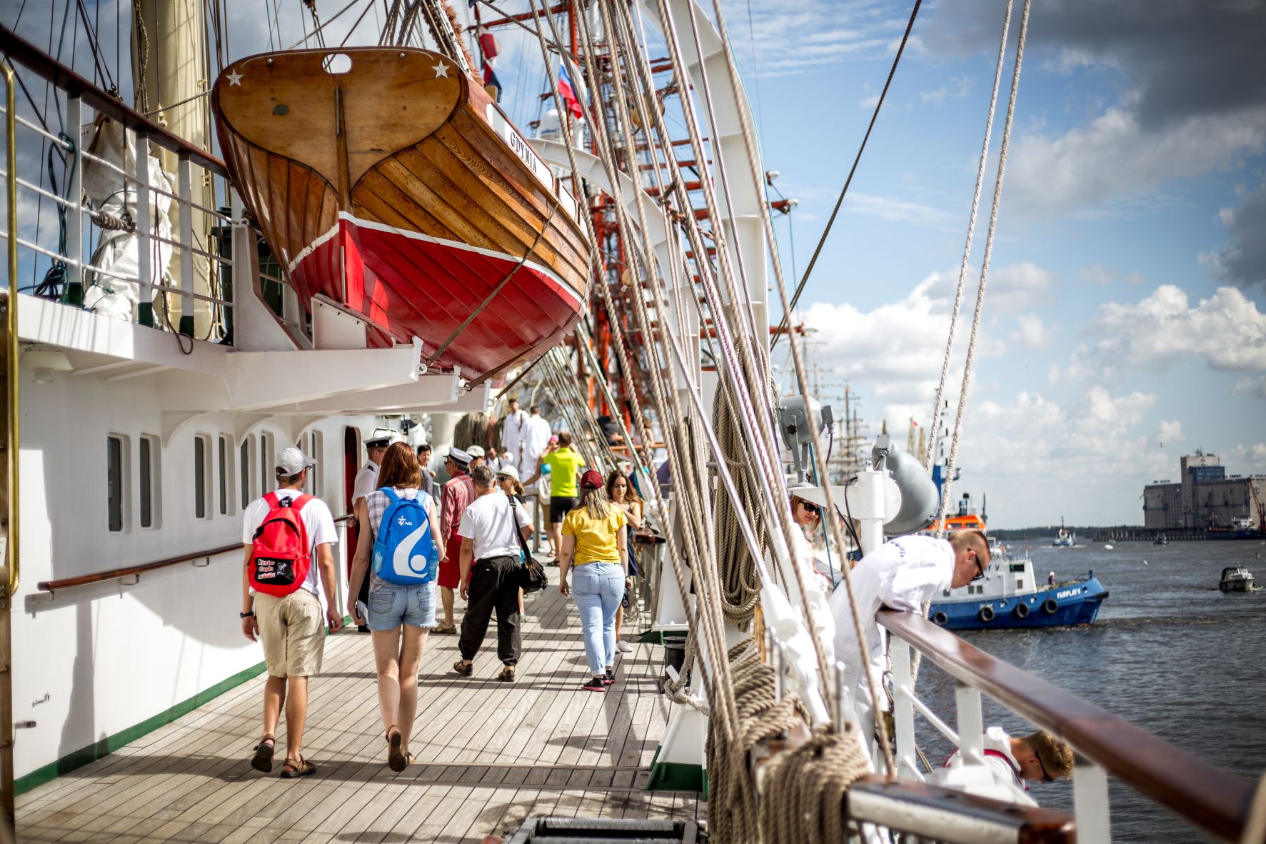 Sails 2021. Freigabe für die Besichtigung der Segelschiffe