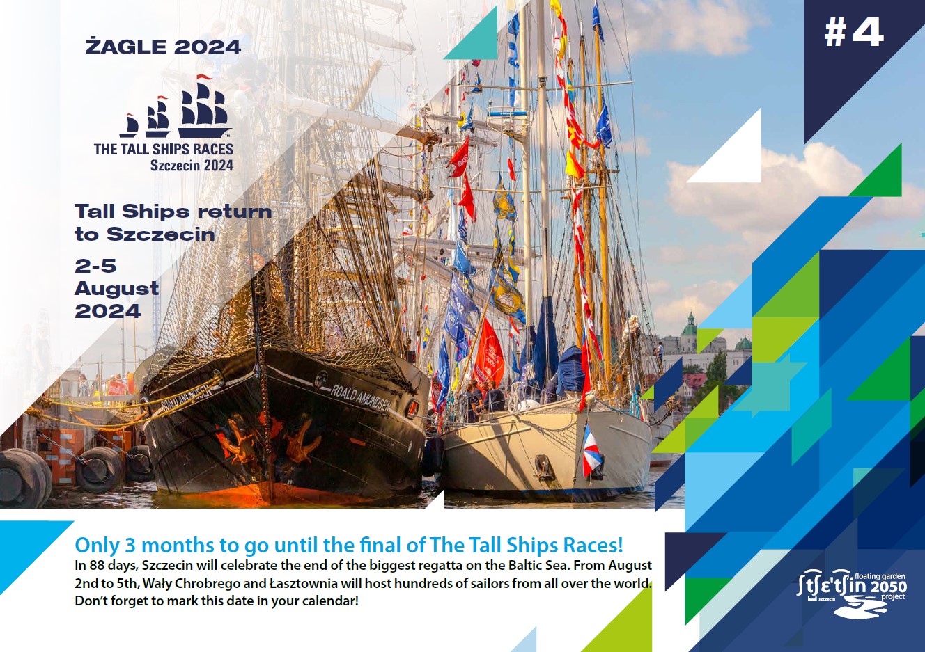 Only 3 months to go until the final of The Tall Ships Races!