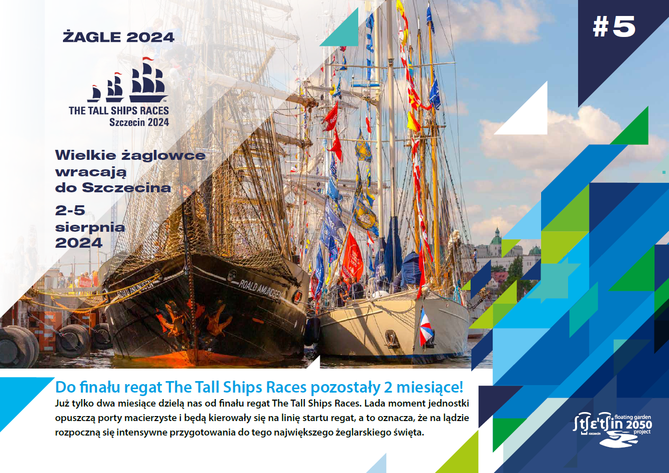 Do finału regat The Tall Ships Races pozostały 2 miesiące!